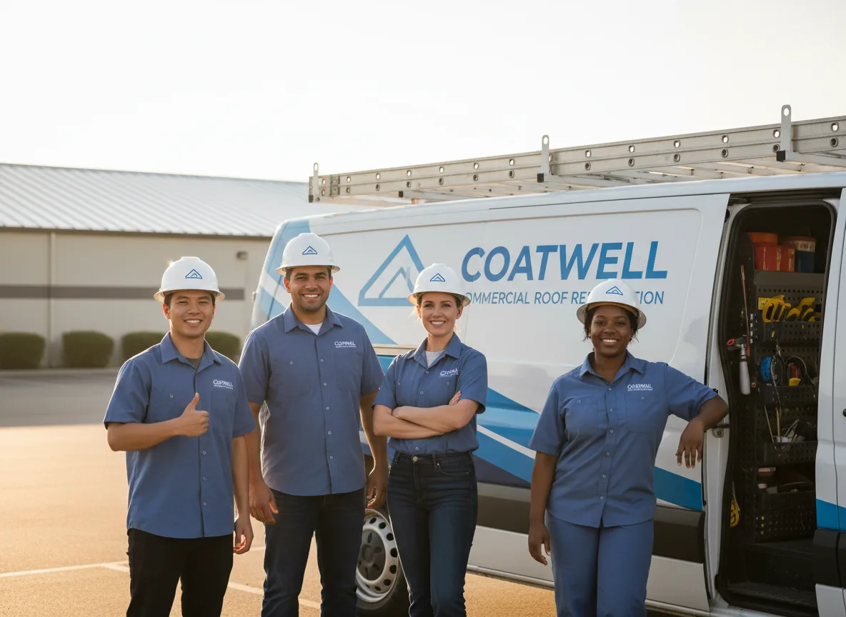 Commercial roof coating company in Conger, MN